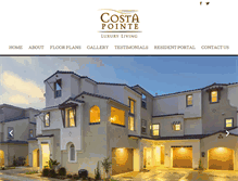 Tablet Screenshot of costapointe.com